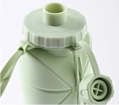 600ml Collapsible Silicone Water Bottle – Foldable Travel Bottle