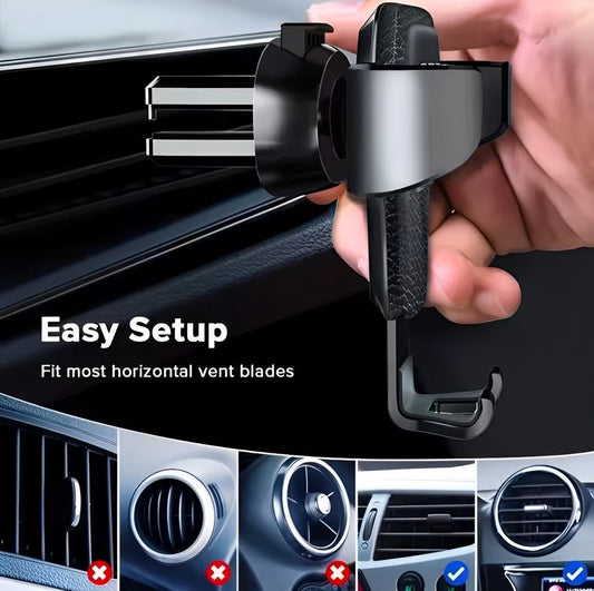 Universal Gravity Car Phone Holder – Secure Air Vent Mount