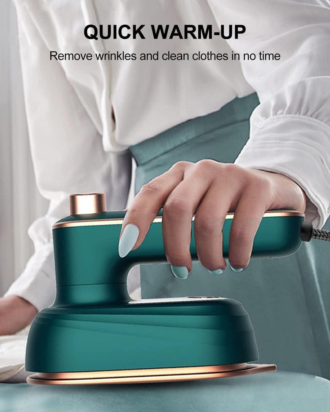 Portable Steam Iron with Pointed Tip – Wrinkle Remover
