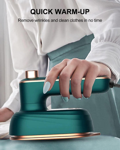 Portable Steam Iron with Pointed Tip – Wrinkle Remover